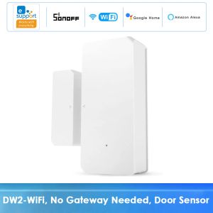 Kläd Sonoff DW2 WiFi Wireless Door Window Sensor Smart Home Security System Home Kits Detector via Ewelink App Notification Alerts