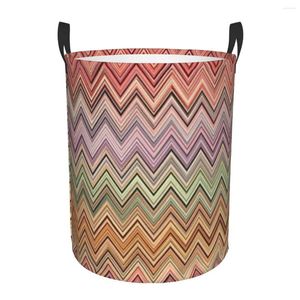 Tvättväskor Modern geometrisk korg Collapsible Bohemian Art Clothes Toy Hamper Storage Bin for Kids Nursery