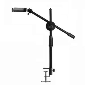 Monopods Masaüstü Işık Standı Standart 1/4 vidalı Tripod Montaj Dijital Kamera Tripod Telefon Fotoğrafçılık Halka Işık Standı