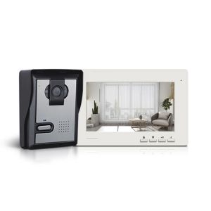 Intercom 7inch Screen Wired Tuya Smart Home Video Door Bell con video -citacolo per Home/Apartment Outdoor Camera Monitor Monitor Visual Doorbell