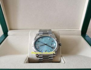 2022 BPF MEN WATCH 228236 40mm Ice Blue Roman Dial Stainless Steel 316L Sapphire Luminescence 2813 Movement Mechanical Automatic ME5471630