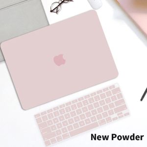 Kılıflar MacBook Pro Air M1 13 A2159 A2289 A2338 Air 13 inç A2337 A2179 A1932 A1466 Klavye Kapağı ile