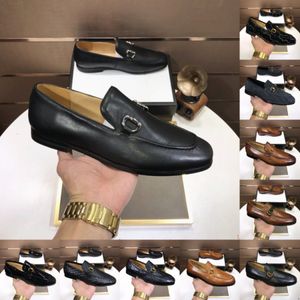 2024 Fashion Genuine Leather luxurious Italian Men Dress Shoes Men Casual Shoes New Designer Men Loafers Solid Colors Shoes Soft Slip on Shoes Plus Size 38-46