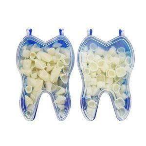 Nuove corone dentali da 2024 60pc/pacco denti orali sbiancante anteriore a corona molare in porcellana denti temporanei denti temporanei dentali dentali dentitos1.