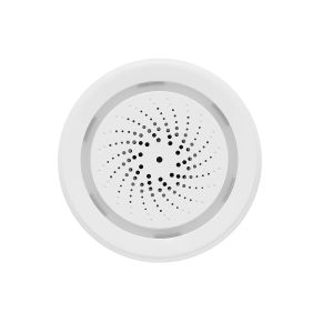 Sensor de alarme de sirene de sirene sirene Sistema de segurança de alarme inteligente Tuya Smart Life App Compatível com Alexa Google Home Voice Control