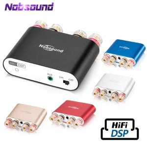 Förstärkare 2021 Senaste Nobsound NS10G Pro Mini Bluetooth 5.0 DSP Digital Power Amplifier Stereo HiFi Audio amp 50W+50W