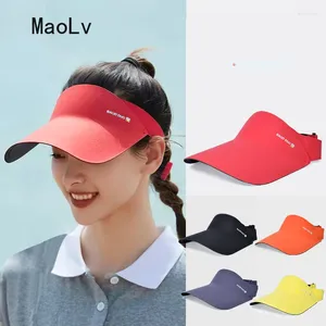 Bassplatten leerer Top -Hut Sommer atmungsaktueller Luft Sonnenmänner Frauen Visier UV Schutz Sport Tennis Golf laufen Sonnenschutzmütze weich