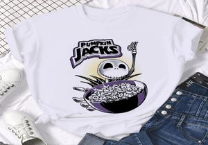 Jack Skellington Kawaii Anime T Shirt Men Men Grafika