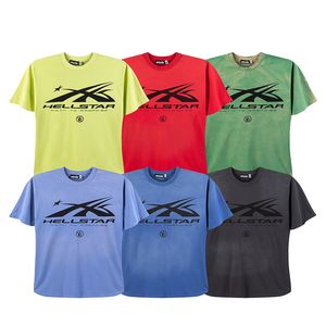 Дизайнерская футболка Hellstar Designer T Рубашки графическая футболка одежда Hipster вымытая