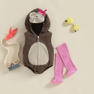 Clothing Sets Toddler Baby Girls Boys Winter Warm Vest Kids Sherpa Fleece Sleeveless Jacket Waistcoat Zip Up Gilets Outerwear