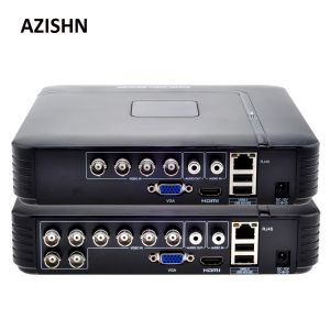 Imposta Azishn 5MP 5 in 1 CCTV Mini DVR TVI CVI AHD CVBS CAMERA IP Video Registratore digitale 4CH 8CH AHD DVR NVR Sistema CCTV 5MP/2MP