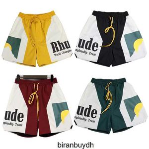 Shorts Beach Florida di alta qualità American Fashion Rhude New Sports Summer Casual Fitness Street