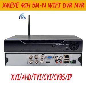 Recorder XMEYE 4CH 5MN 4MP 1080P IP Wifi DVR NVR 4 CHannel Video Surveillance System 6 IN 1 AHD TVI CVI Hybrid DVR Recorder for CCTV