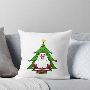 Pillow Cartoon Santa And Christmas Tree Throw Pillowcases For Sofa S Cover Luxury