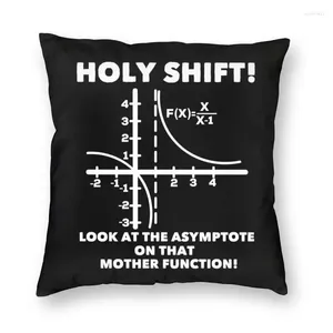 Pillow Cool Math Function Mathematics Cover Decoration 3D Two Side Printing Science Geek Teacher For Sofa