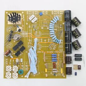 Amplifier HiFi DIY 12AY7 Vacuum Tube Audio Sound Preamplifier Board Kit Based on Kondo KSLM7 Circuit