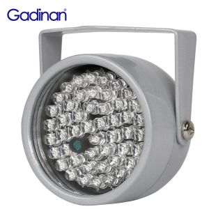 Accessori Gadinan CCTV Riempimento Light Metal 48 PC LED IR Vision Night IP66 Impossibile per la telecamera CCTV LED CCTV a infrarossi Illuminato a infrarossi