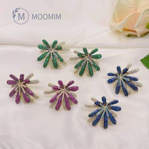 Earrings Coconut Tree Micro Inlay Dangle Earrings Elegant Romantic Exquisite Boho Designer Style Evening Party Jewelry