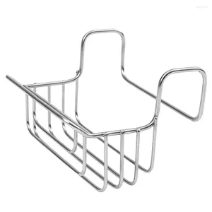 Kitchen Storage Sink Drainer Hanging Basket Draining For Sponge Baskets Holder Stainless Steel Organizer Bracket Dish