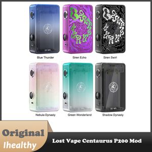 Lost Vape Centaurus P200 Box Mod 200w Dual 18650 Bateria RBA Tryb profesjonalny przycisk pokrętła