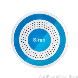 Systeme 433MHz Wireless Sound und Lichtsirene 100 dB Strobe Sirene für PG103 106 107 W2B W3B W4B W7B G50 30 Sicherheit WiFi GSM Alarm