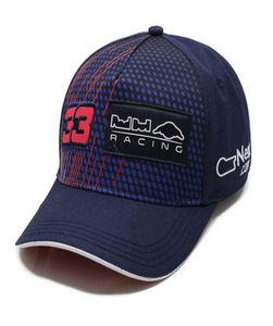 Racing Hat One Team Logo Caps Summer Men039s и Women039S Спортивная спортивная изогнутая изогнутая бейсбольная кепка Fashion4879137