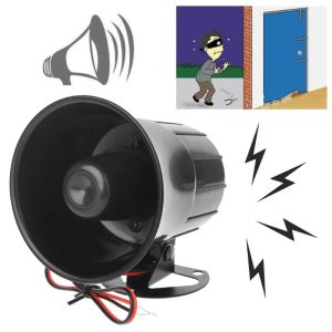 Kits DC 12V WIRED LOUD ALarm Siren Horn utomhus för hemsäkerhetsskyddssystem