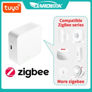 Kits gardlook tuya zigbee gateway home alarm sym smart vida app system de automação sem fio trabalha com Alexa Google Home