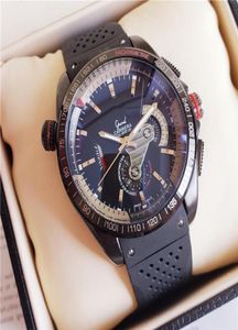 2020 Mens 시계 최고 브랜드 고급 스테인리스 스틸 자동 기계식 남성 시계 실리콘 밴드 손목 시계 LJ2011258154177