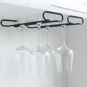 Kitchen Storage 2pcs/set Wine Glass Rack Inverted Shelf Organizer Drain Holder Stemware Home Bar Pub Holders