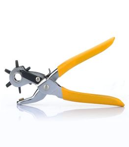 6 Größe Drehbarer Lederband Uhr für Bandgürtel Loch Punch Puncher Hand Plier Uhrenreparaturwerkzeug 6495262