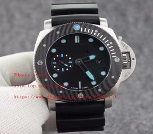 Klasyczna super wysokiej jakości zegarki dla mężczyzn CAL2555 Automatyczny ruch 47 mm Dial Rotating Bezel 316L Case Auto Data Luminou9760851