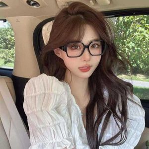 High quality fashionable New luxury designer Grandma Xiang Tiktok Japanese and ins sunglasses women fashion versatile plain eyeglasses frame CH3438-S-A