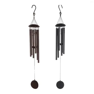 Dekorative Figuren Garten Wind Chime verdickte Aluminium -Röhren hängende Metallglocke für Innenharten im Freien im Freien im Freien im Freien im Freien Terrasse Balkon Feiertagsgeschenk