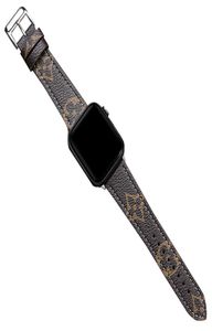 Luxus Apple Watch Bands 38 40 42 44mm Business Retro Unisex Watch Straps Creative Tide Marke Personalisiertes Leder für iWatch Band4030695