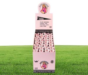 Rotoli per le carte rulli da 110 mm di carta rosa Lady Hornet a tubo corno finito con tubo di fumio rotolante per tubo di fumo di fumi per tabacco3576153