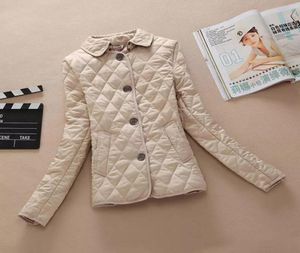 Marka Tasarımcı Kadın Ceketler Düz Sonbahar Pamuk Pamuk Pamuklu Pamuklu Ceket Ceket Moda Dış Giyim Ekose Kapit Yırtıcı Parkas2064692