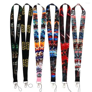 Nyckelringar FI27 Movie Series Rope Strap Keychain Neck Lanyard For Men Keys Long Phone USB Hanging Ornament Anti-Lost Hang