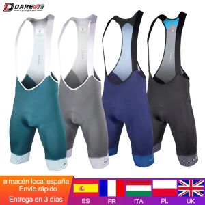 Abbigliamento Darevie Men Cycling Bib Shorts 2022 Pro Team 3D Sponge Sponge Implora di ciclismo Shorts a gamba da 7 cm Phort bici traspirato