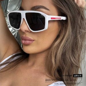 2024 Top designers New luxury designer P's big frame riding toad sunglasses Fengwang red same style ski goggles SPS07Y Sunglasses