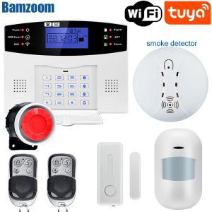 KIT IL NUOVI WIRELESS WIRE SICUREZZA SICUREZZA TUYA WIFI GSM SIM SIM EN RU ES SISTEMA ALLARME SMART SISTEMA TUYA APP REMOTE CONTROLLO