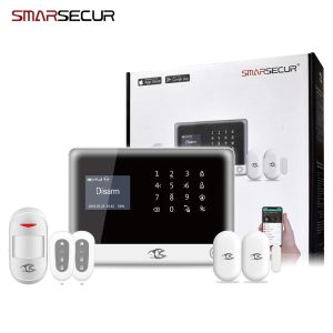 Kits Smarsecur Russian Spanish English H6 WiFi GSM Alarm System Security Home GSM Alarm System App Control Alarm DIY Kit45