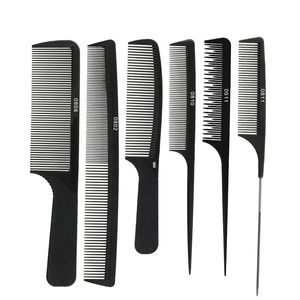 2024 12 STYE COMBS ANTI-static pettini aggrovigliati per capelli dritti Brushs Girls Cotail Pony Proon Salon Hair Care Styling Tool per