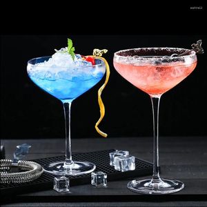 Wine Glasses 1PC Butterfly Shape Cocktail Champagne Glass Europe Lead-free Crystal Cup Dessert Ice Cream Container Home Goblet