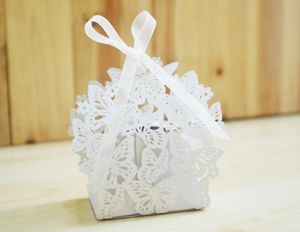 Whole Butterfly Hollow Laser Cut Wedding Candy Candy Holders Boxes Personality Chocolates Box Heart WeddingGuestBook8811928