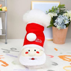 Odzież dla psa Pet Santa Claus Odzież Teddy Autumn and Winter wakacje czteronożne kaszmirowe broda kaszmirowa broda