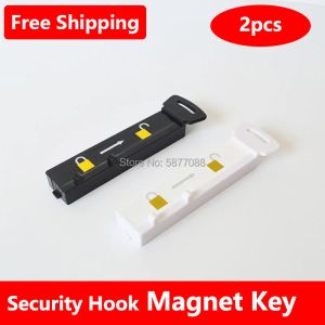 Sistema 2pcs Declético S3 Handkey Security Gancho Reller Antitheft Segurança Slatwall Hook Display de varejo alfa alfa