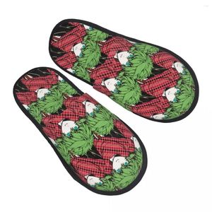 Slippers Game Anime Shin Tsukimi Gäst för Spa Women Custom Print House Slipper