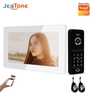 Intercom Jeatone WiFi Wireless 960P Full Touch Screen Video Intercom Doorbell With Motion Detection Night Vision