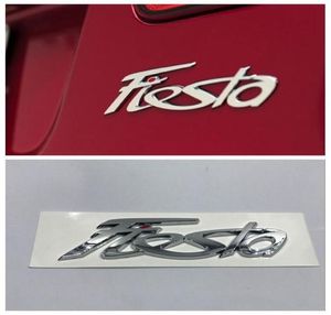 Fiesta ABS Logo Araba Amblem Arka Bagaj Kapak Çıkartma Rozeti Çıkartma Fiesta Otomatik Accessories2803255